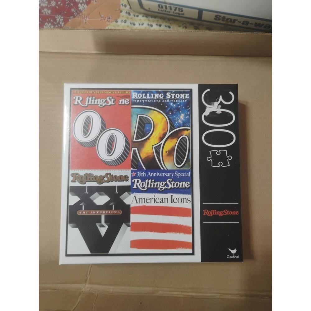 Rolling Stone Anniversary Covers Jigsaw Puzzle 300 Pieces 18" x 24" - NEW